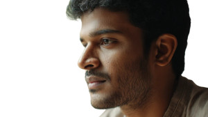 Indian Man Portrait V6 Vinyl Car Decal Sticker – Waterproof & UV-Resistant 8"