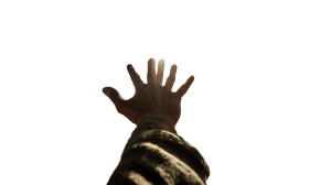 Reaching Hand V3 Vinyl Car Decal Sticker – Waterproof & UV-Resistant 8"