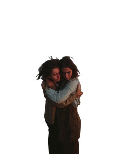 Entwined Embrace Vinyl Car Decal Sticker – Waterproof & UV-Resistant 8"