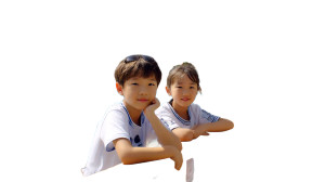 Playing Kids Vinyl Car Decal Sticker – Waterproof & UV-Resistant 8"