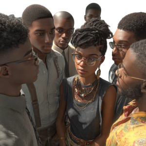 Tech Workers Gathering Vinyl Car Decal Sticker – Waterproof & UV-Resistant 8"