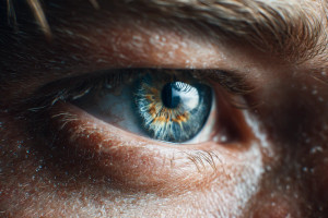 European Man'S Eye Vinyl Car Decal Sticker – Waterproof & UV-Resistant 8"