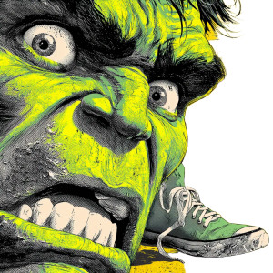 Hulk Beach Close-Up Vinyl Car Decal Sticker – Waterproof & UV-Resistant 8"