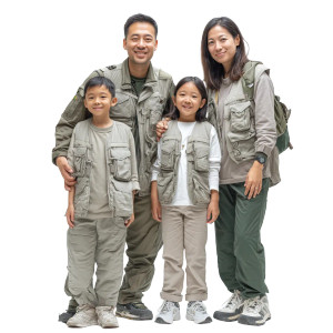 Japanese Expedition Family Vinyl Car Decal Sticker – Waterproof & UV-Resistant 8"