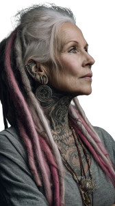 Scandinavian Hippie Woman Vinyl Car Decal Sticker – Waterproof & UV-Resistant 8" Scandinavian Hippie Woman Vinyl Car Decal Sticker – Waterproof & UV-Resistant 8"