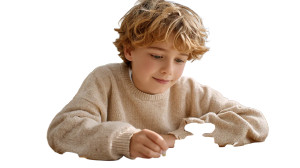 Child Building Robot Vinyl Car Decal Sticker – Waterproof & UV-Resistant 8"