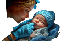 Newborn Examination Vinyl Car Decal Sticker – Waterproof & UV-Resistant 8"