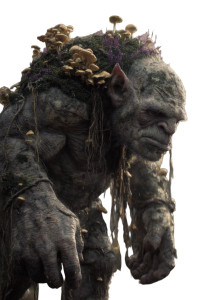 Moss-Covered Troll Vinyl Car Decal Sticker – Waterproof & UV-Resistant 8"