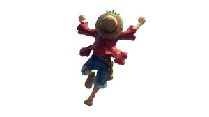 Luffy Spring-Leaping Vinyl Car Decal Sticker – Waterproof & UV-Resistant 8"