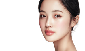 Beautiful Korean Portrait Vinyl Car Decal Sticker – Waterproof & UV-Resistant 8"