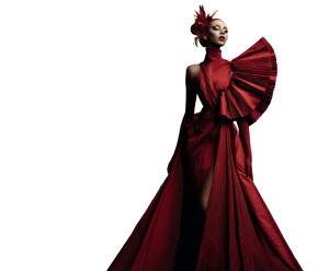 Avant-Garde Fashion Silhouette Vinyl Car Decal Sticker – Waterproof & UV-Resistant 8"