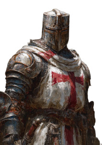 Medieval Knight Battle V2 Vinyl Car Decal Sticker – Waterproof & UV-Resistant 8"