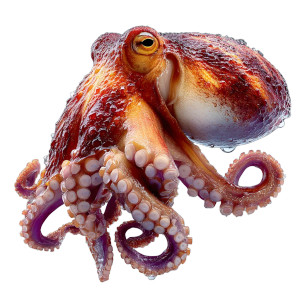 Realistic Octopus Vinyl Car Decal Sticker – Waterproof & UV-Resistant 8" Realistic Octopus Vinyl Car Decal Sticker – Waterproof & UV-Resistant 8"