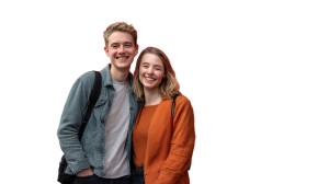 Smiling Couple Portrait Vinyl Car Decal Sticker – Waterproof & UV-Resistant 8" Smiling Couple Portrait Vinyl Car Decal Sticker – Waterproof & UV-Resistant 8"