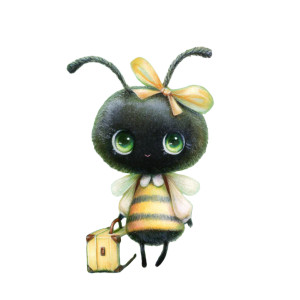 Whimsical Fuzzy Bee Vinyl Car Decal Sticker – Waterproof & UV-Resistant 8" Whimsical Fuzzy Bee Vinyl Car Decal Sticker – Waterproof & UV-Resistant 8"