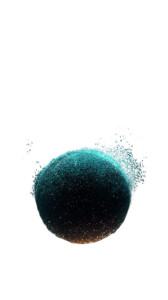 Ethereal Ocean Sphere Vinyl Car Decal Sticker – Waterproof & UV-Resistant 8"