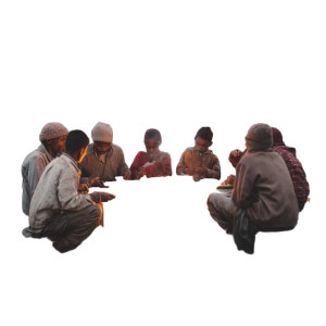 Contrast At Dinner Vinyl Car Decal Sticker – Waterproof & UV-Resistant 8"