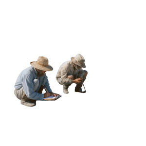 Aquaculture Technicians Working Vinyl Car Decal Sticker – Waterproof & UV-Resistant 8"