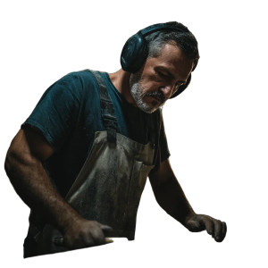 Carpenter At Work V2 Vinyl Car Decal Sticker – Waterproof & UV-Resistant 8"