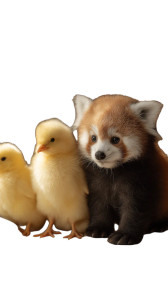 Playful Animal Trio Vinyl Car Decal Sticker – Waterproof & UV-Resistant 8"