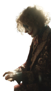 Melancholic Clown Pianist Vinyl Car Decal Sticker – Waterproof & UV-Resistant 8"