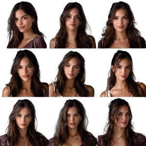 Supermodel Headshots Vinyl Car Decal Sticker – Waterproof & UV-Resistant 8"