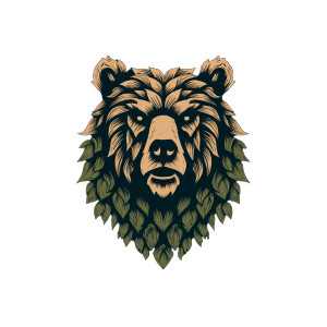 Grizzly Beer Logo Vinyl Car Decal Sticker – Waterproof & UV-Resistant 8"