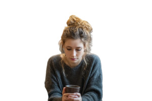 Withdrawn In Café Vinyl Car Decal Sticker – Waterproof & UV-Resistant 8"