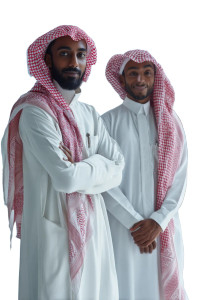 Saudi Businessman Futurist Vinyl Car Decal Sticker – Waterproof & UV-Resistant 8"