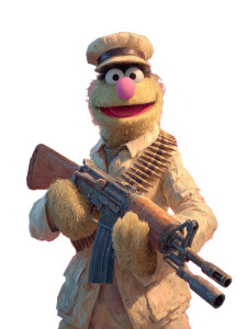 Muppet Rambo Vinyl Car Decal Sticker – Waterproof & UV-Resistant 8"