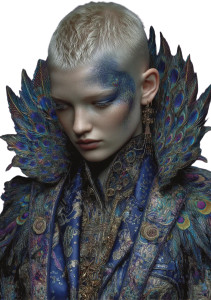 Peacock Fashion Vinyl Car Decal Sticker – Waterproof & UV-Resistant 8"