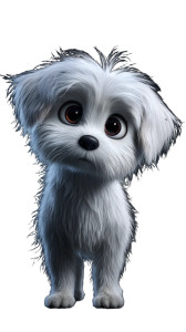 Cute Maltese Dog V4 Vinyl Car Decal Sticker – Waterproof & UV-Resistant 8"