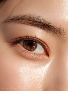 Korean Woman'S Eyes Vinyl Car Decal Sticker – Waterproof & UV-Resistant 8"