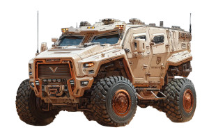 Armoured Vehicle Vinyl Car Decal Sticker – Waterproof & UV-Resistant 8"