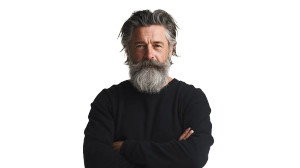 Middle Aged Man V2 Vinyl Car Decal Sticker – Waterproof & UV-Resistant 8"