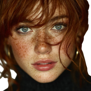 Redhead Woman Freckles Vinyl Car Decal Sticker – Waterproof & UV-Resistant 8" Redhead Woman Freckles Vinyl Car Decal Sticker – Waterproof & UV-Resistant 8"