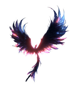 Ashen Phoenix Vinyl Car Decal Sticker – Waterproof & UV-Resistant 8"