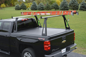 Upgrade Your Pace Edwards Pickup with EL400 Ladder Rack | 1000lb Capacity | Tonneau Cover Rail Mount | Heavy-Duty Steel | Kayak & Lumber Rack