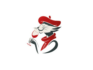 Classy Cat Logo Vinyl Car Decal Sticker – Waterproof & UV-Resistant 8"
