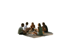 Summer Picnic Friends Vinyl Car Decal Sticker – Waterproof & UV-Resistant 8" Summer Picnic Friends Vinyl Car Decal Sticker – Waterproof & UV-Resistant 8"