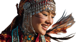 Kyrgyz Girl'S Joy Vinyl Car Decal Sticker – Waterproof & UV-Resistant 8" Kyrgyz Girl'S Joy Vinyl Car Decal Sticker – Waterproof & UV-Resistant 8"