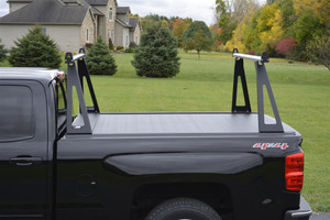 Pace Edwards Truck Bed Ladder Rack | Direct Fit for 2009-2021 Dodge Ram 1500 | 200lb Capacity | Steel Uprights, Aluminum Cross Bars Pace Edwards Truck Bed Ladder Rack | Direct Fit for 2009-2021 Dodge Ram 1500 | 200lb Capacity | Steel Uprights, Aluminum Cross Bars