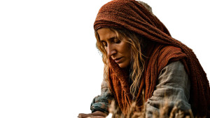 Ruth Gleaning Barley Vinyl Car Decal Sticker – Waterproof & UV-Resistant 8"