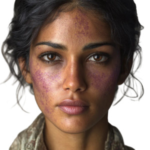 Indian Woman Portrait V5 Vinyl Car Decal Sticker – Waterproof & UV-Resistant 8"