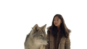 Girl And Wolf V2 Vinyl Car Decal Sticker – Waterproof & UV-Resistant 8"