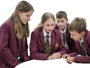 Students Reading Book Vinyl Car Decal Sticker – Waterproof & UV-Resistant 8"