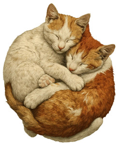 Sleeping Kittens V2 Vinyl Car Decal Sticker – Waterproof & UV-Resistant 8" Sleeping Kittens V2 Vinyl Car Decal Sticker – Waterproof & UV-Resistant 8"