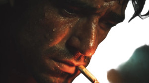 Moody Smoker Portrait Vinyl Car Decal Sticker – Waterproof & UV-Resistant 8"