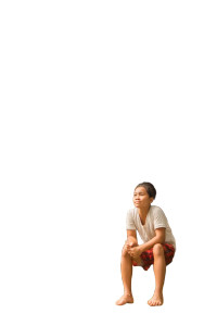 Bamboo House Porch Vinyl Car Decal Sticker – Waterproof & UV-Resistant 8"