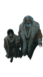 Abraham And Isaac V2 Vinyl Car Decal Sticker – Waterproof & UV-Resistant 8"